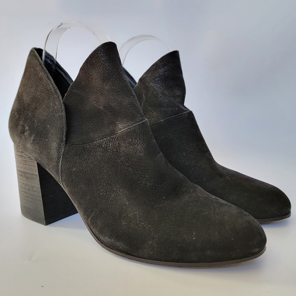 Eileen Fisher Block Heel Ankle Booties, Size 11